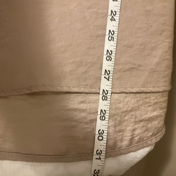 Show Me Your Mumu Carmela Chiffon Cream Deep V, flare sleeve blouse, size M - Picture 6 of 6